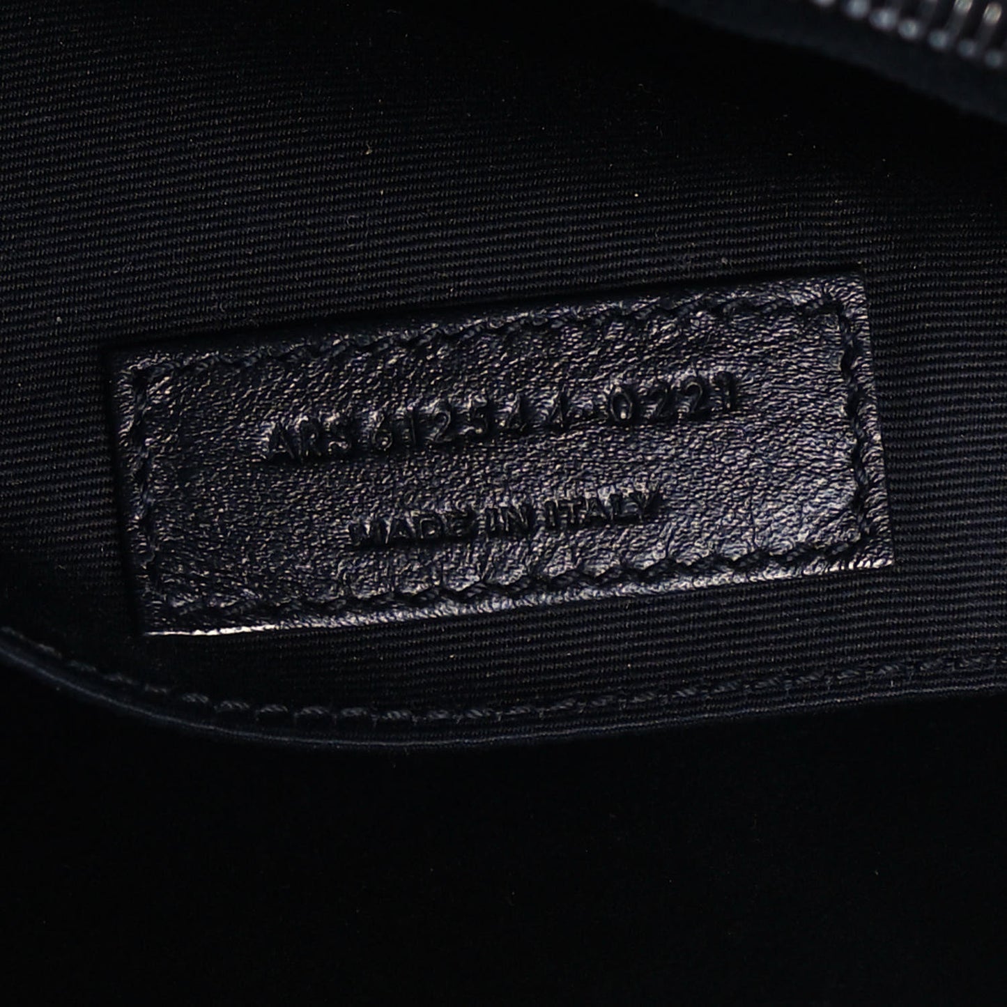 Calfskin Matelasse Monogram Lou Camera Bag Black