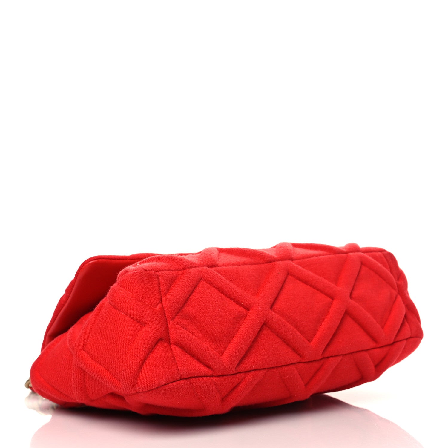 Chanel Jersey Lambskin Quilted Large Chanel 19 Flap Red 3 of 6