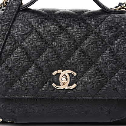 Chanel Caviar Quilted Medium Business Affinity Flap Black 7 of 10