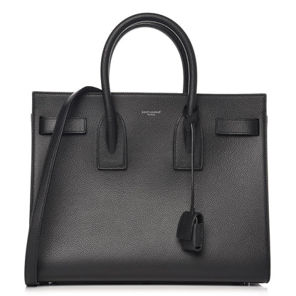 Saint Laurent Grained Calfskin Small Sac De Jour Black 1 of 10