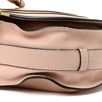 Chloe Calfskin Medium Marcie Round Crossbody Bag Blush Nude 9 of 13