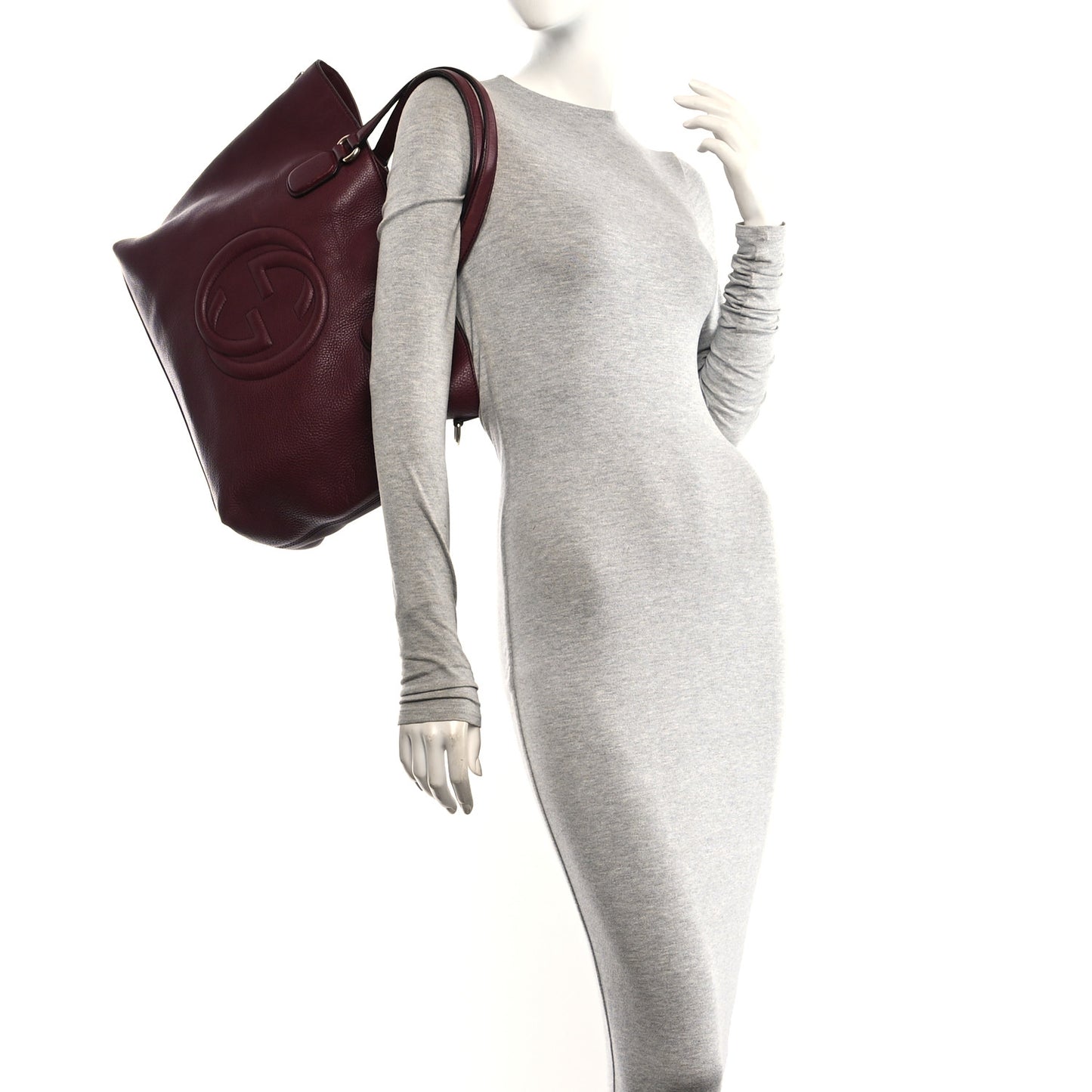 Cellarius Calfskin Large Soho Working Tote Bordeaux