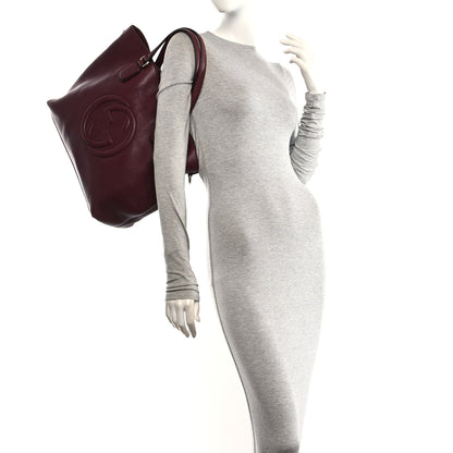 Gucci Cellarius Calfskin Large Soho Working Tote Bordeaux 2 of 9