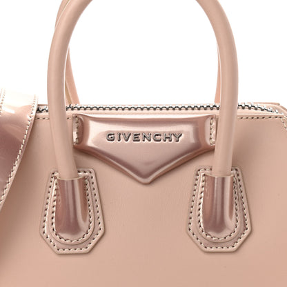 Givenchy Metallic Calfskin Mini Antigona Light Pink 8 of 12
