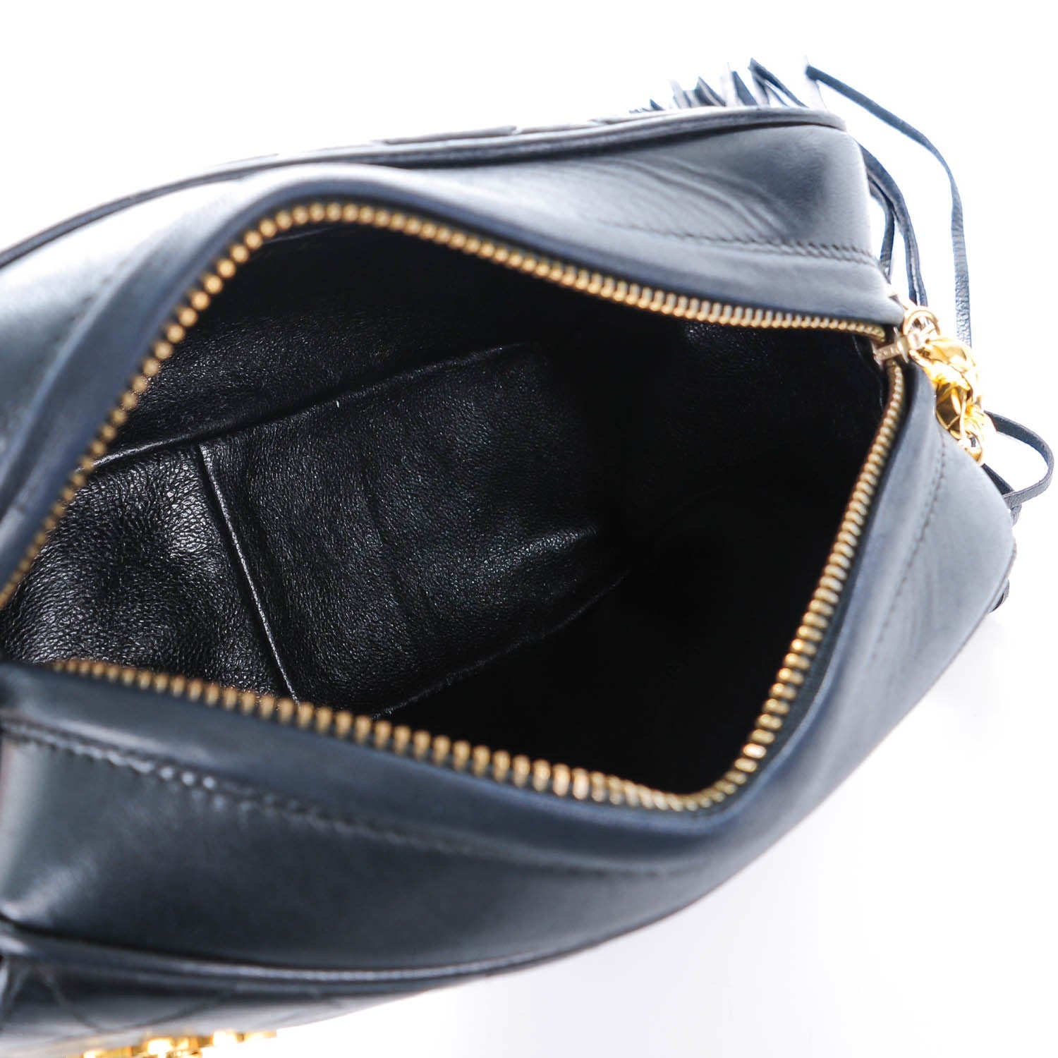 Chanel Lambskin Quilted Tassel Camera Case Black 5 of 8