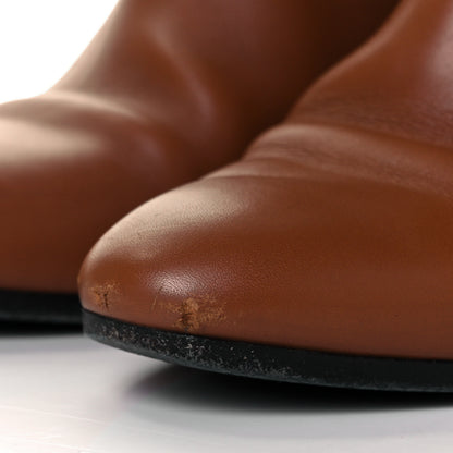 Hermes Calfskin Saint Germain Ankle Boots 38 Naturel 8 of 11