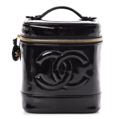 Chanel Patent Vanity Cosmetic Case Black 1 of 16
