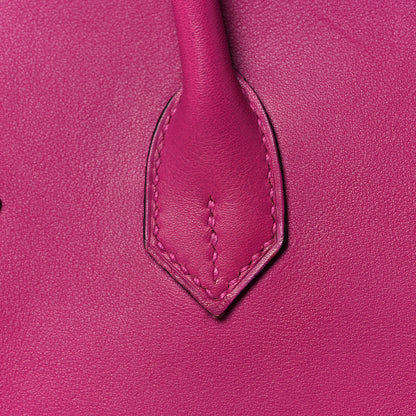 Hermes Swift Birkin 25 Rose Pourpre 12 of 34