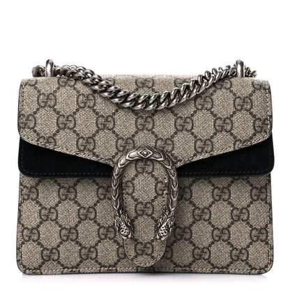 Gucci GG Supreme Monogram Mini Dionysus Shoulder Bag Black 1 of 12