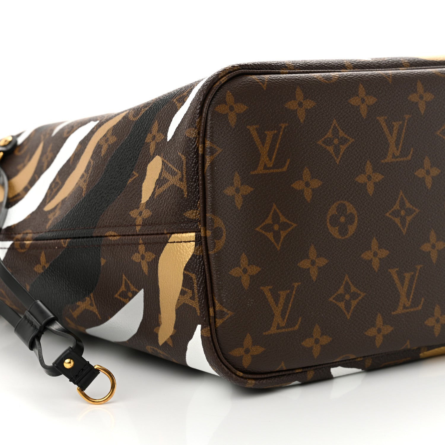 Louis Vuitton x LoL Monogram Neverfull MM Gold Silver 10 of 11