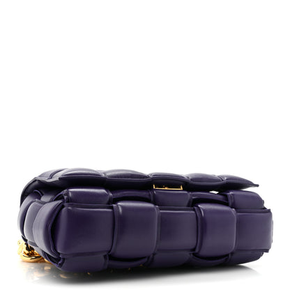 Bottega Veneta Lambskin Maxi Intreccio Padded Chain Cassette Crossbody Bag Unicorn 4 of 9