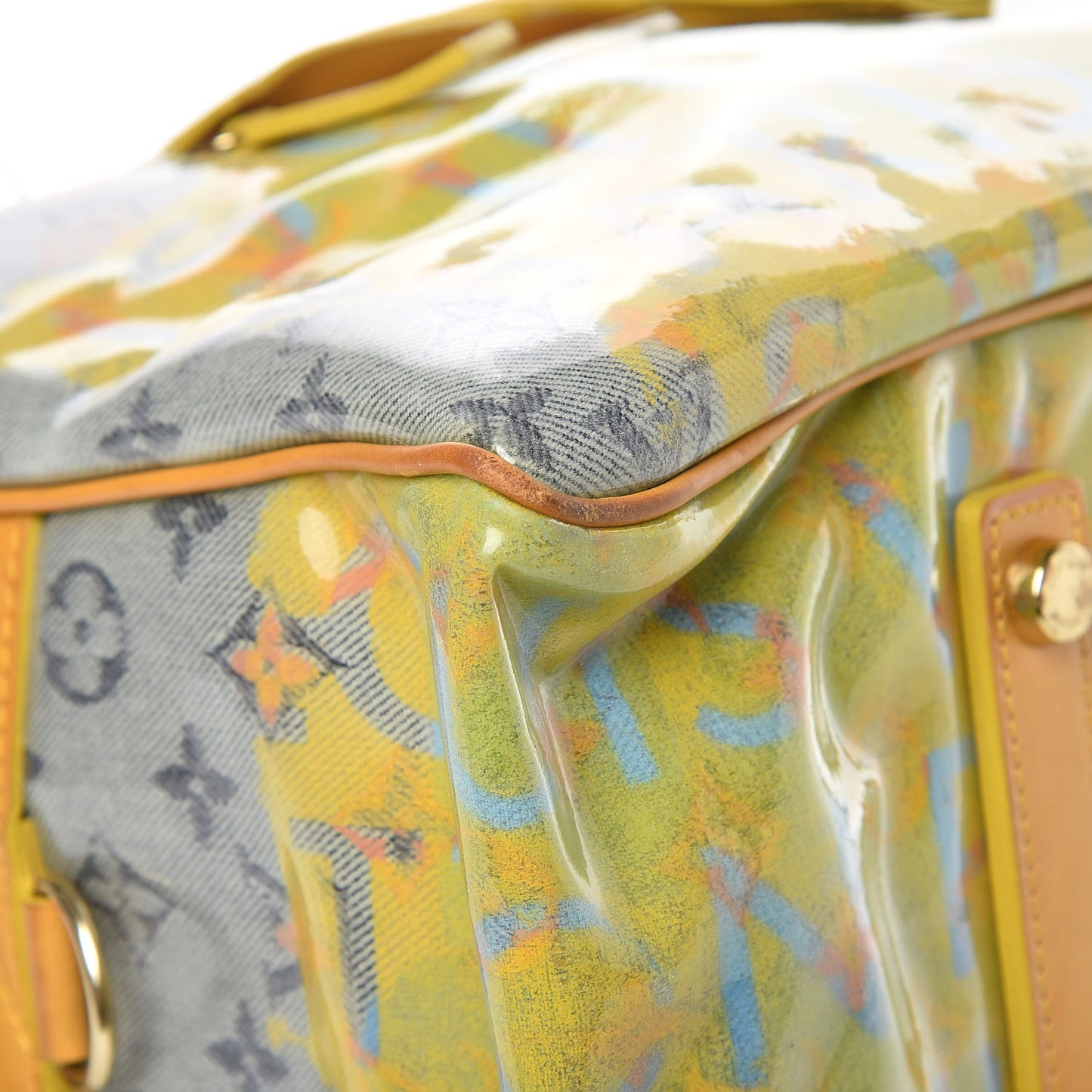 Monogram Pulp Defile Weekender GM Yellow