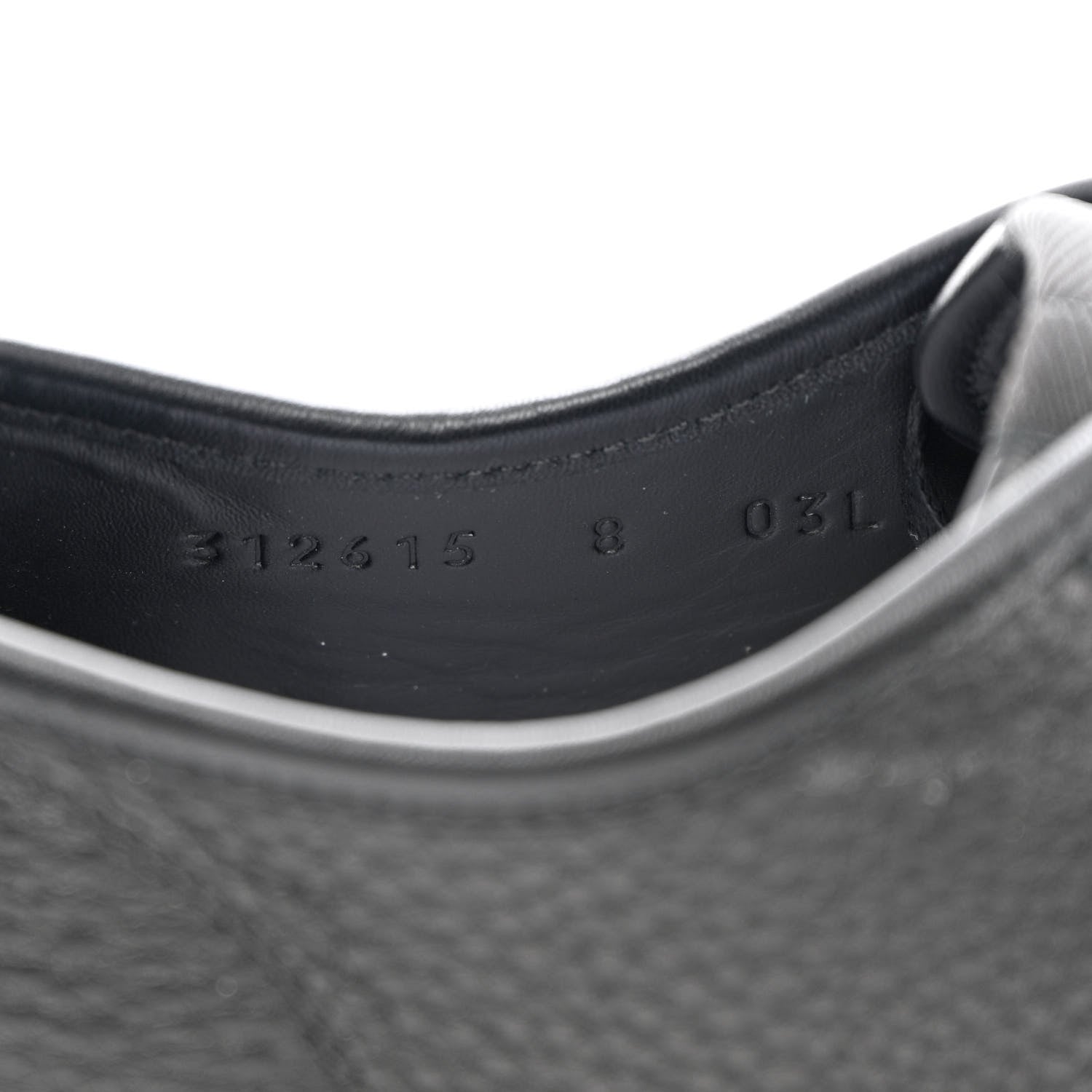 Gucci Nappa Mens Low Top Sneakers 8 Black 6 of 10