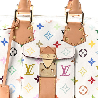 Louis Vuitton Monogram Multicolor Speedy 30 White 6 of 10