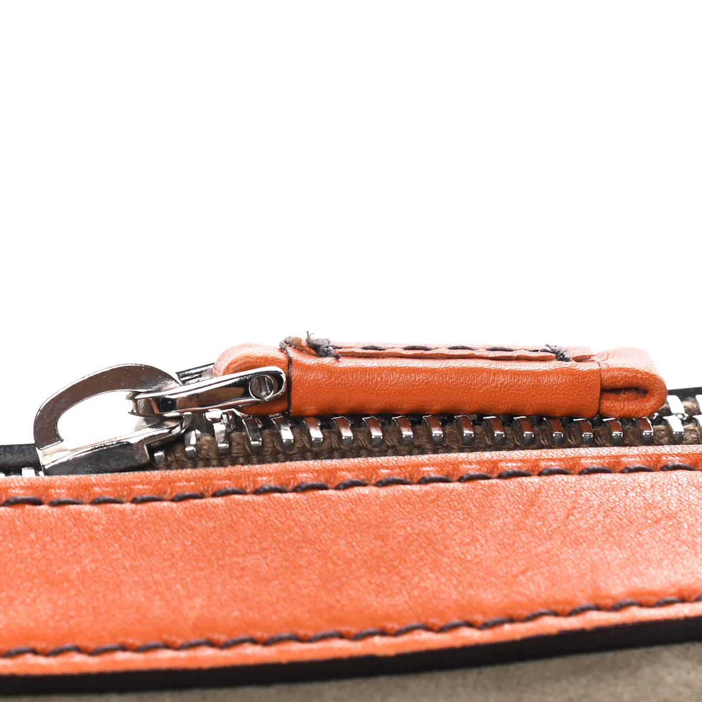 Scamosciato Suede Shoulder Bag Militare Orange