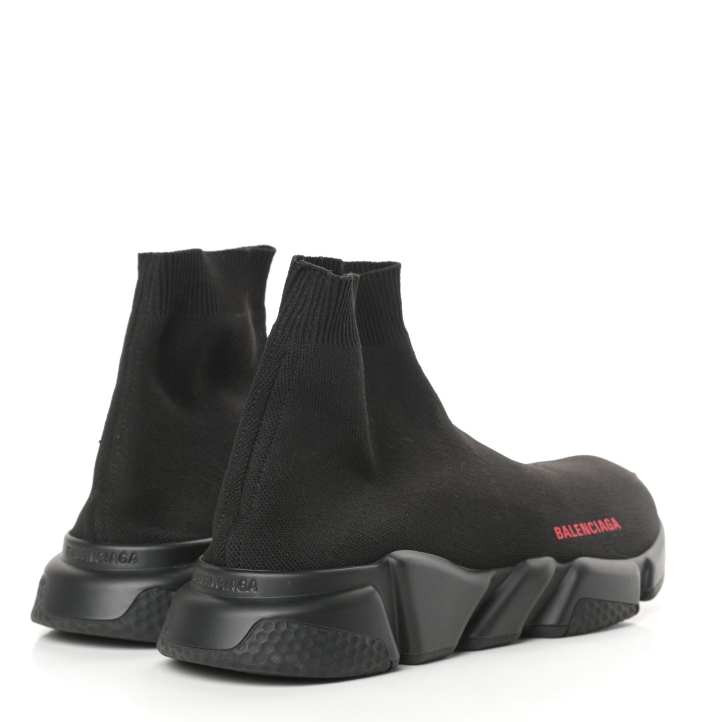 Neoprene Knit Mens Speed Sneakers 42 Black