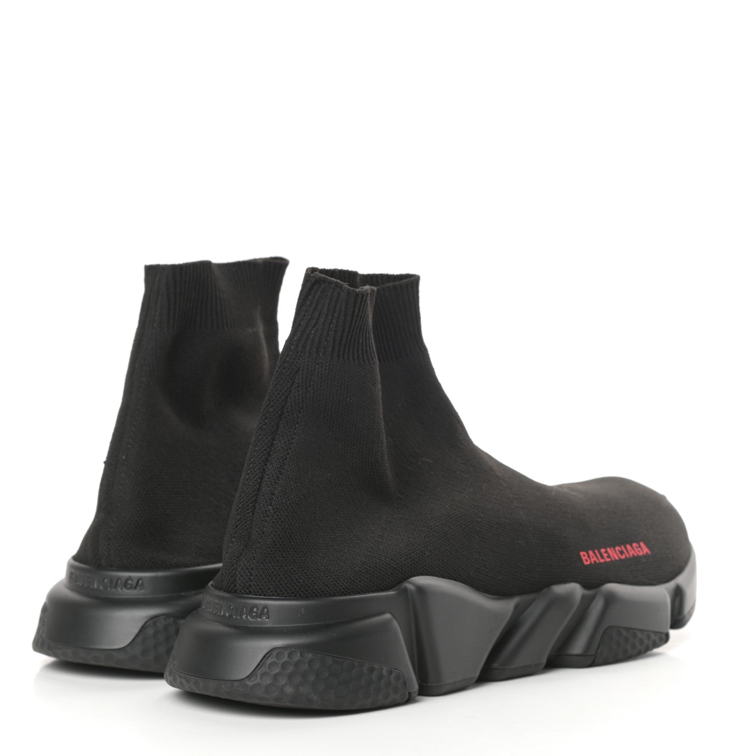 Balenciaga Neoprene Knit Mens Speed Sneakers 42 Black 4 of 8