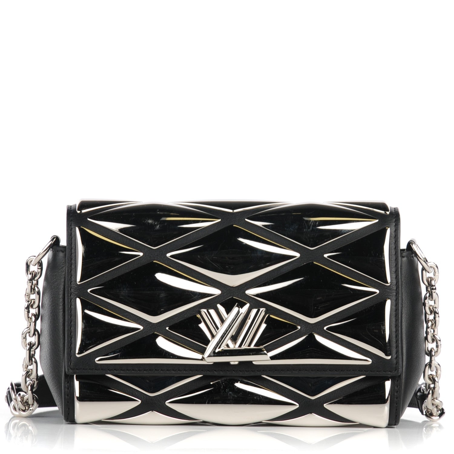 Louis Vuitton Calfskin Malletage GO-14 PM Black 1 of 6