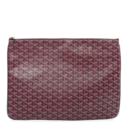 Goyard Goyardine Senat Pochette GM Burgundy 1 of 5