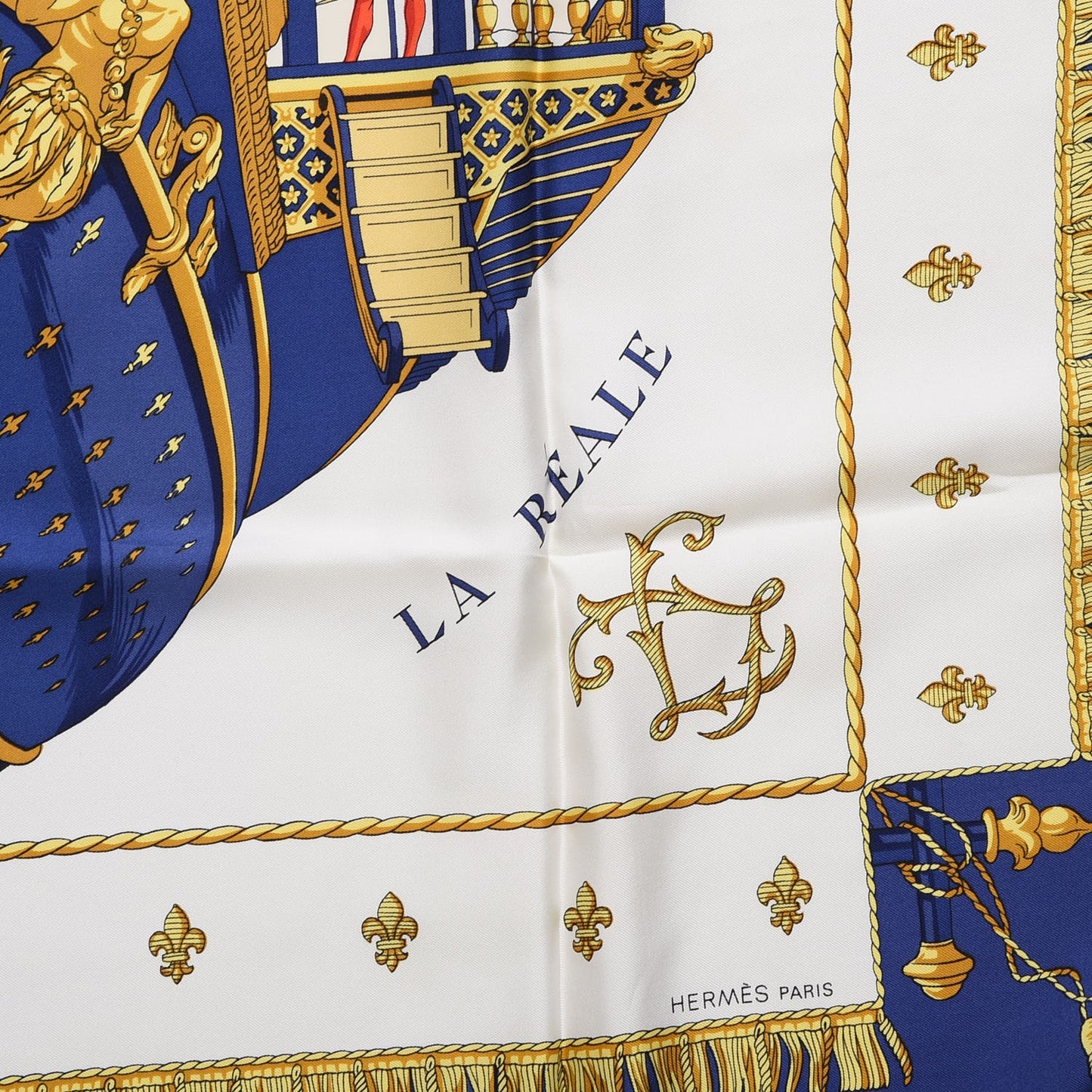 Silk Vue Du Carosse De La Galere La Reale Scarf 90