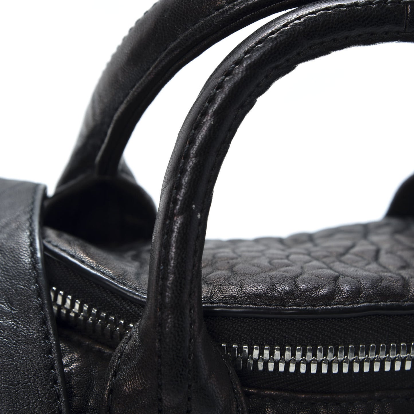 Pebbled Lambskin Mini Rockie Black Rhodium Hardware