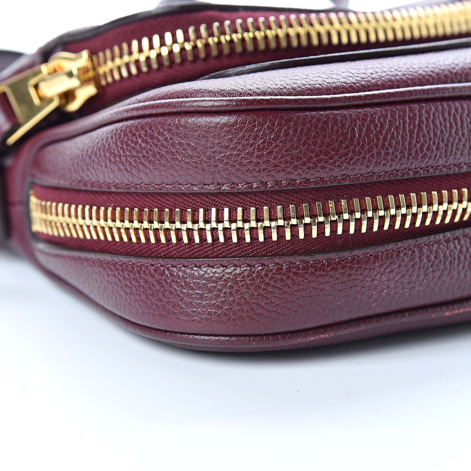 Tom Ford Calfskin Mini Jennifer Crossbody Bag Oxblood 9 of 11