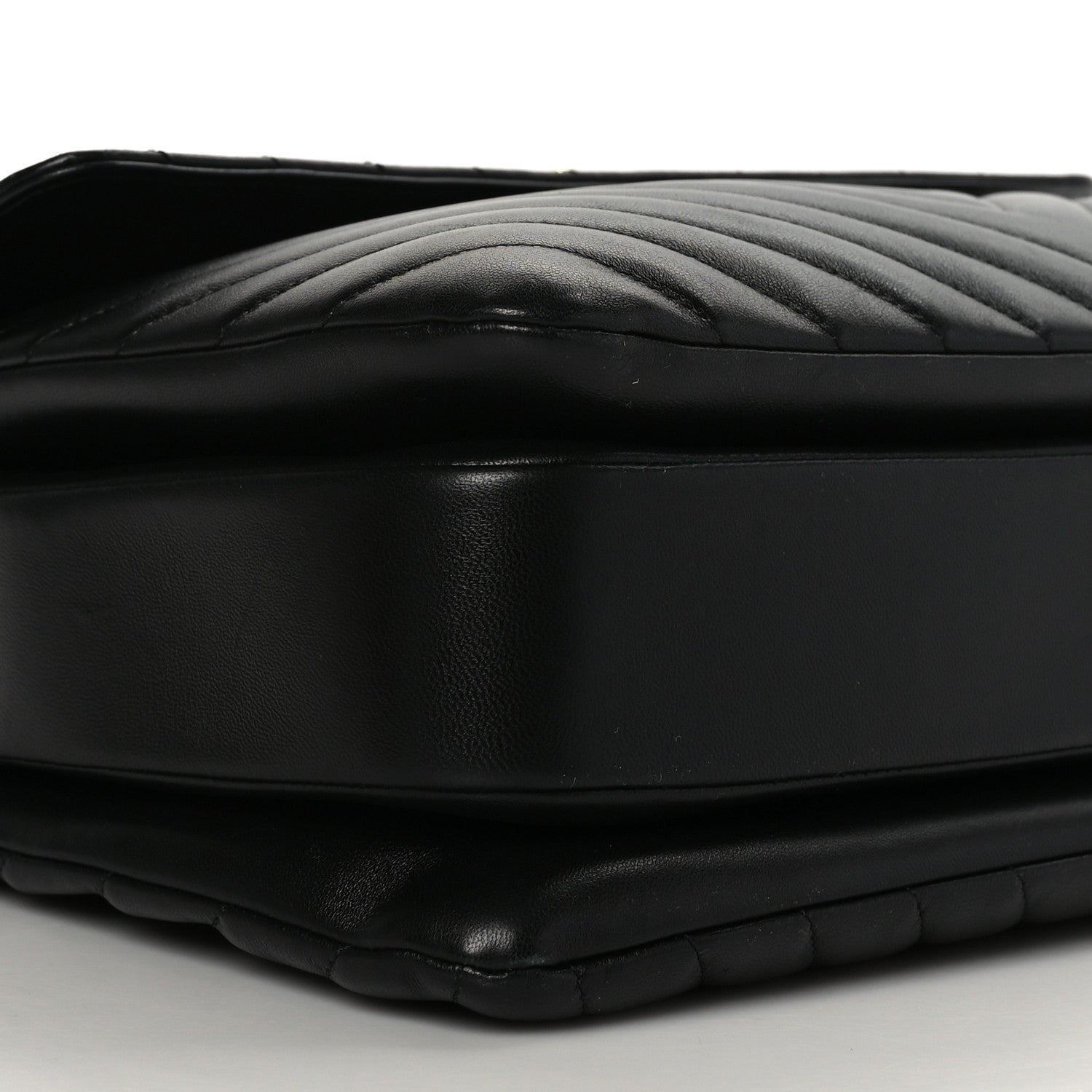 Chanel Lambskin Chevron Quilted Large Trendy CC Dual Handle Flap Bag Black 8 of 9