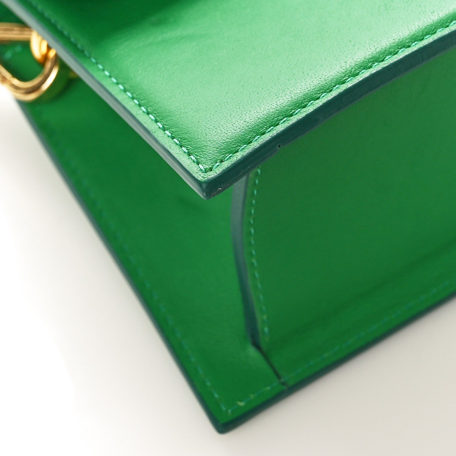 Jacquemus Smooth Calfskin Le Chiquito Moyen Green 8 of 9