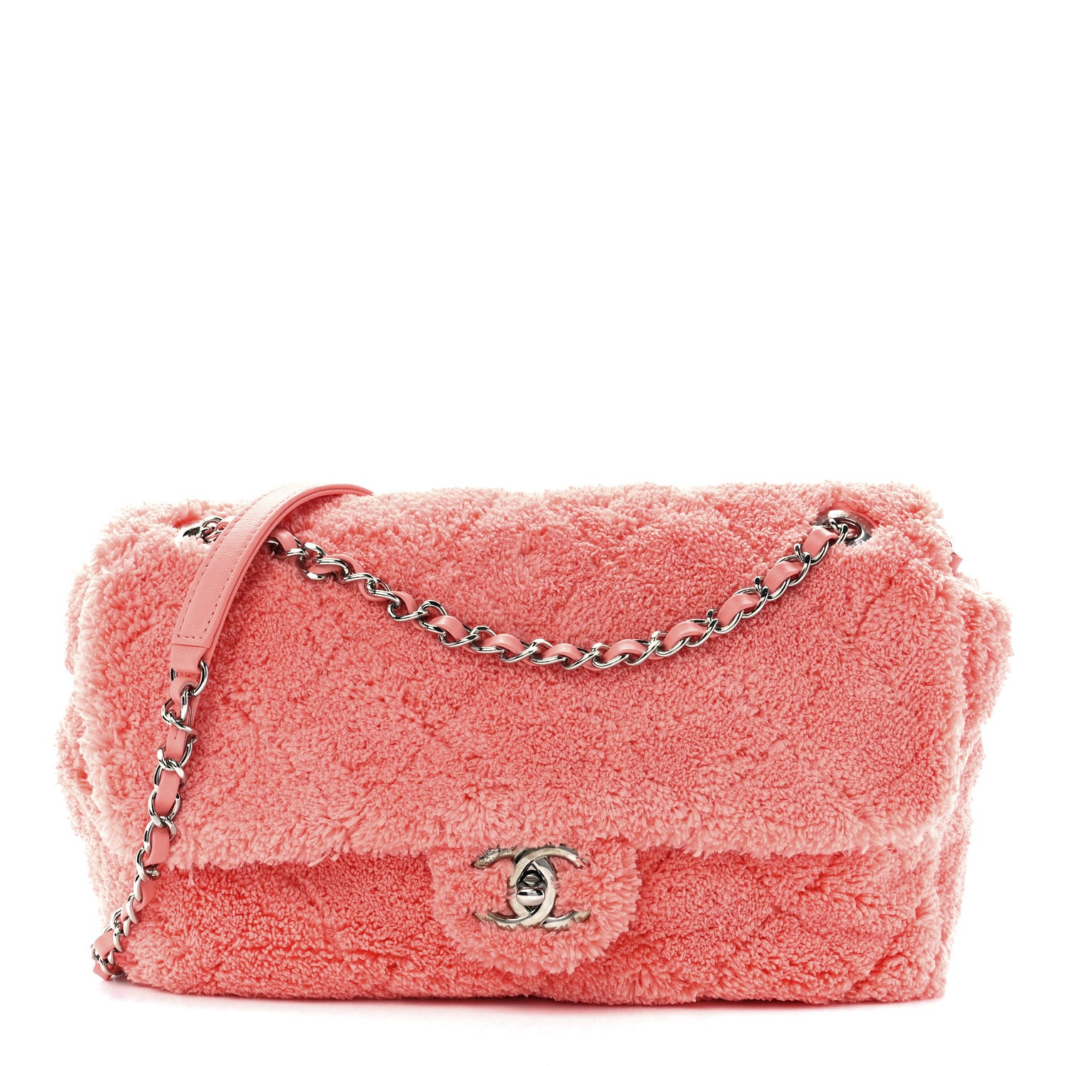 Chanel Lambskin Calfskin Mixed Fibers Quilted Medium Flap Orange 1 of 11