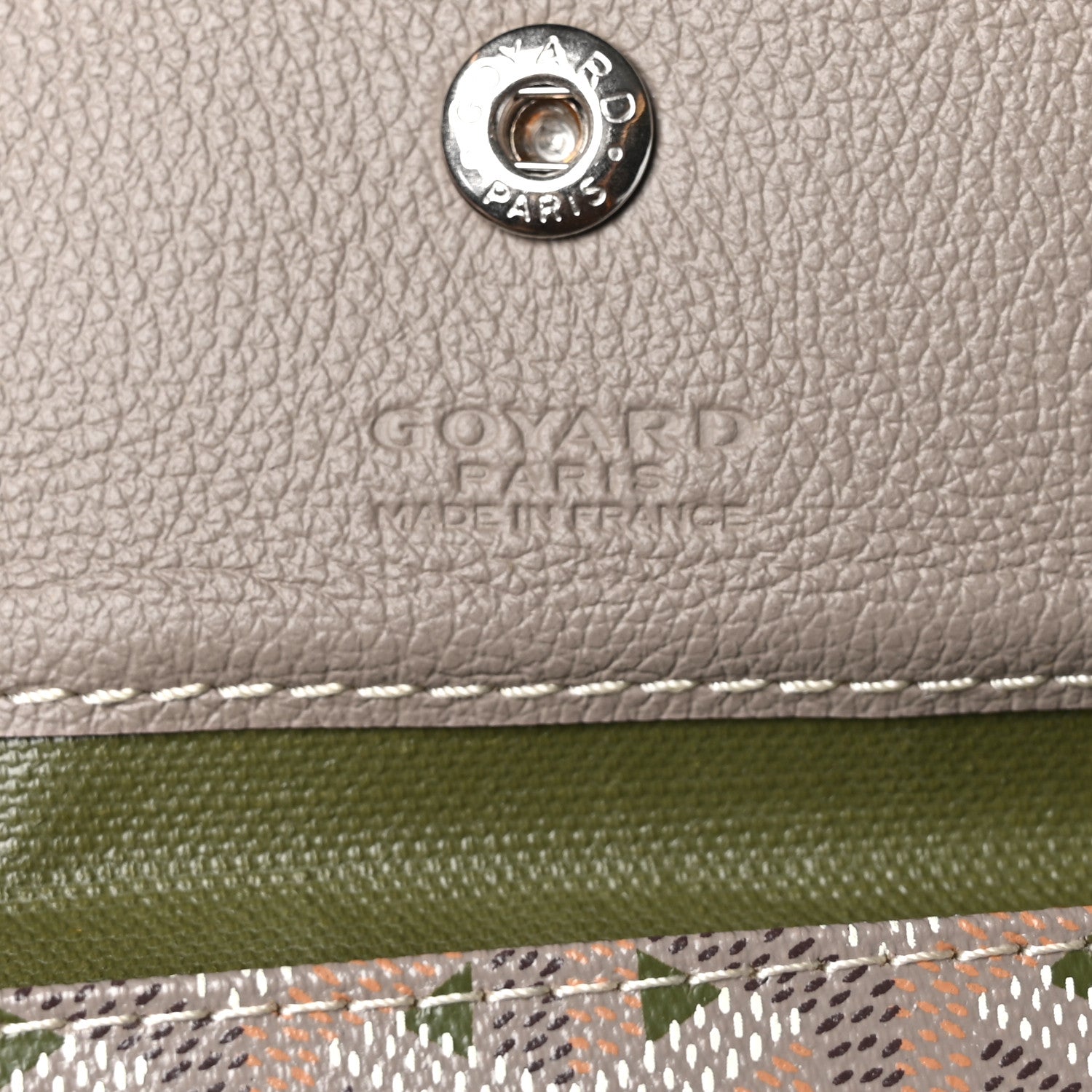 Goyard Goyardine Saint Louis Claire Voie GM Khaki 8 of 11