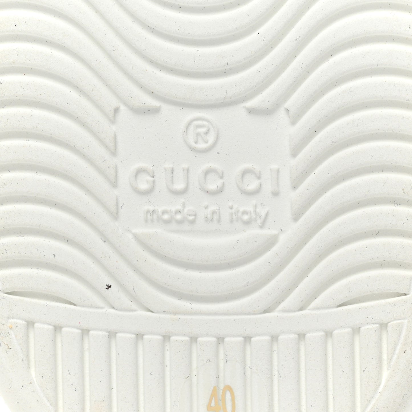 Calfskin Interlocking G Perforated Womens Ace Sneakers 40 White Grey Sky