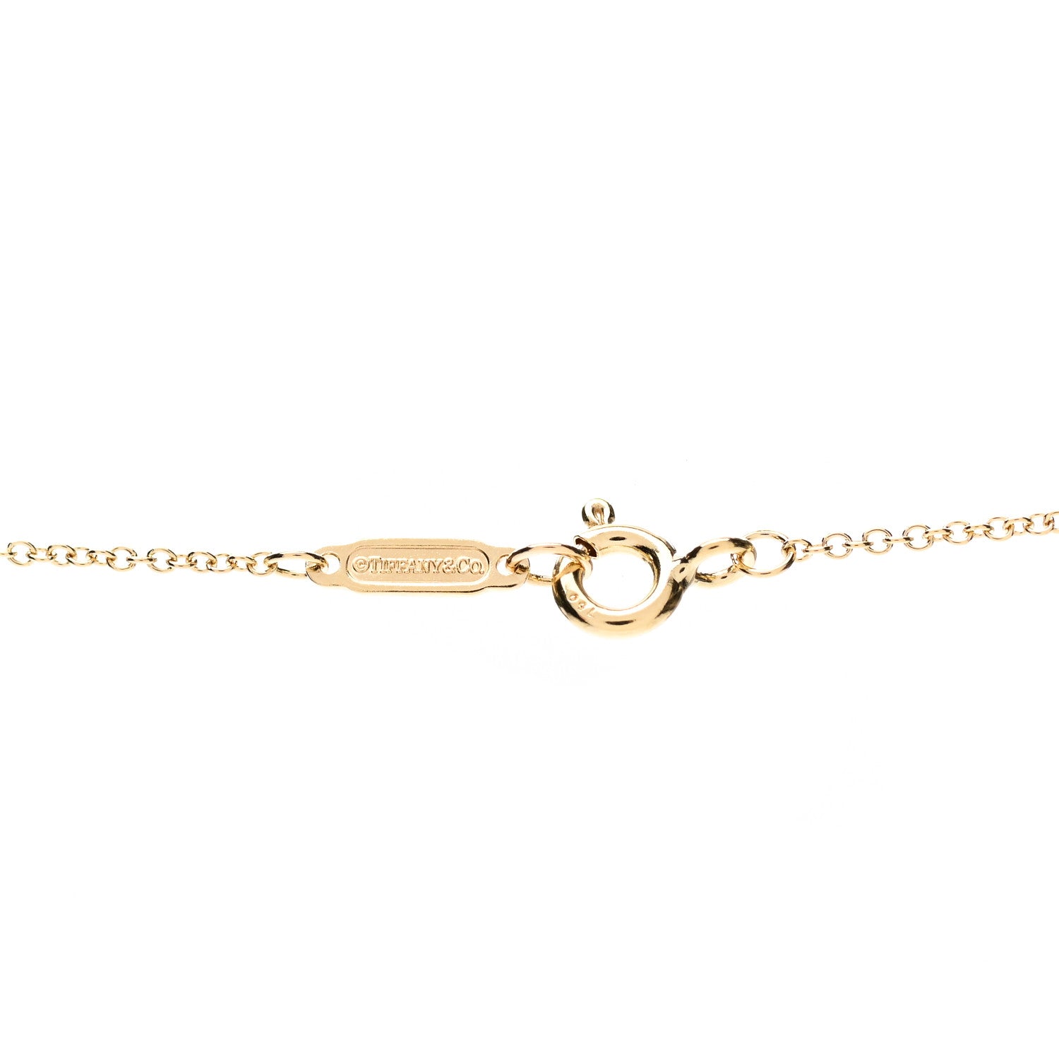 Tiffany 18K Yellow Gold Infinity Endless Necklace 4 of 5
