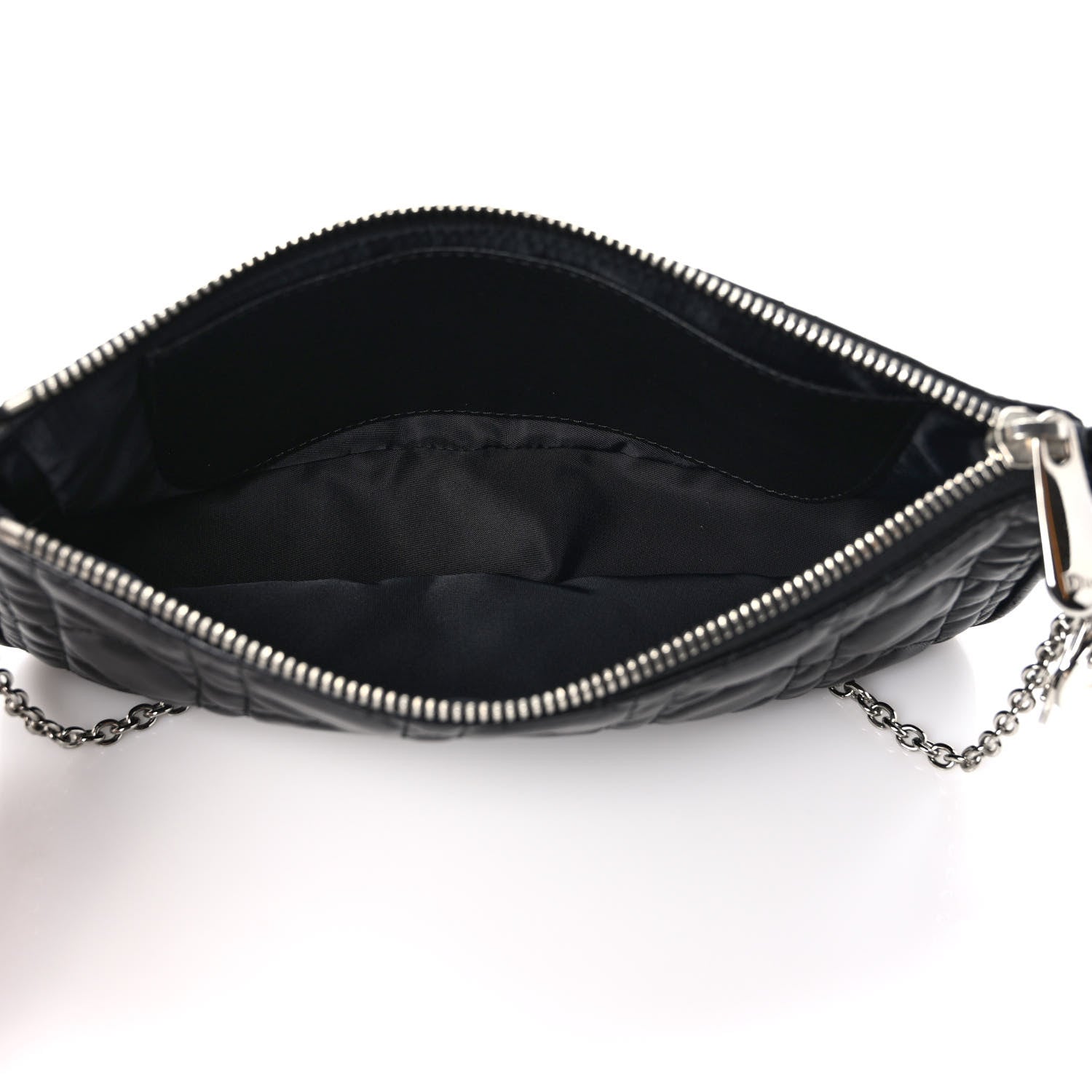 Christian Dior Lambskin Cannage Lady Dior Pochette Black 4 of 5