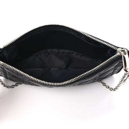 Christian Dior Lambskin Cannage Lady Dior Pochette Black 4 of 5