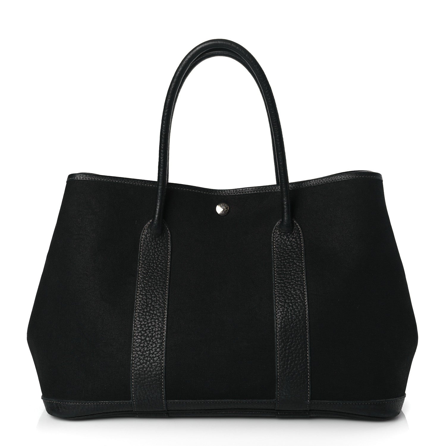 Hermes Toile Buffle Skipper Garden Party Tote 36 MM Black 1 of 9