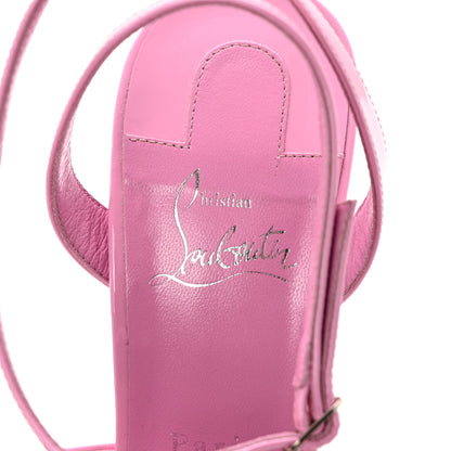 Christian Louboutin Patent Miradona 120 Sandals 41 Pink 7 of 7