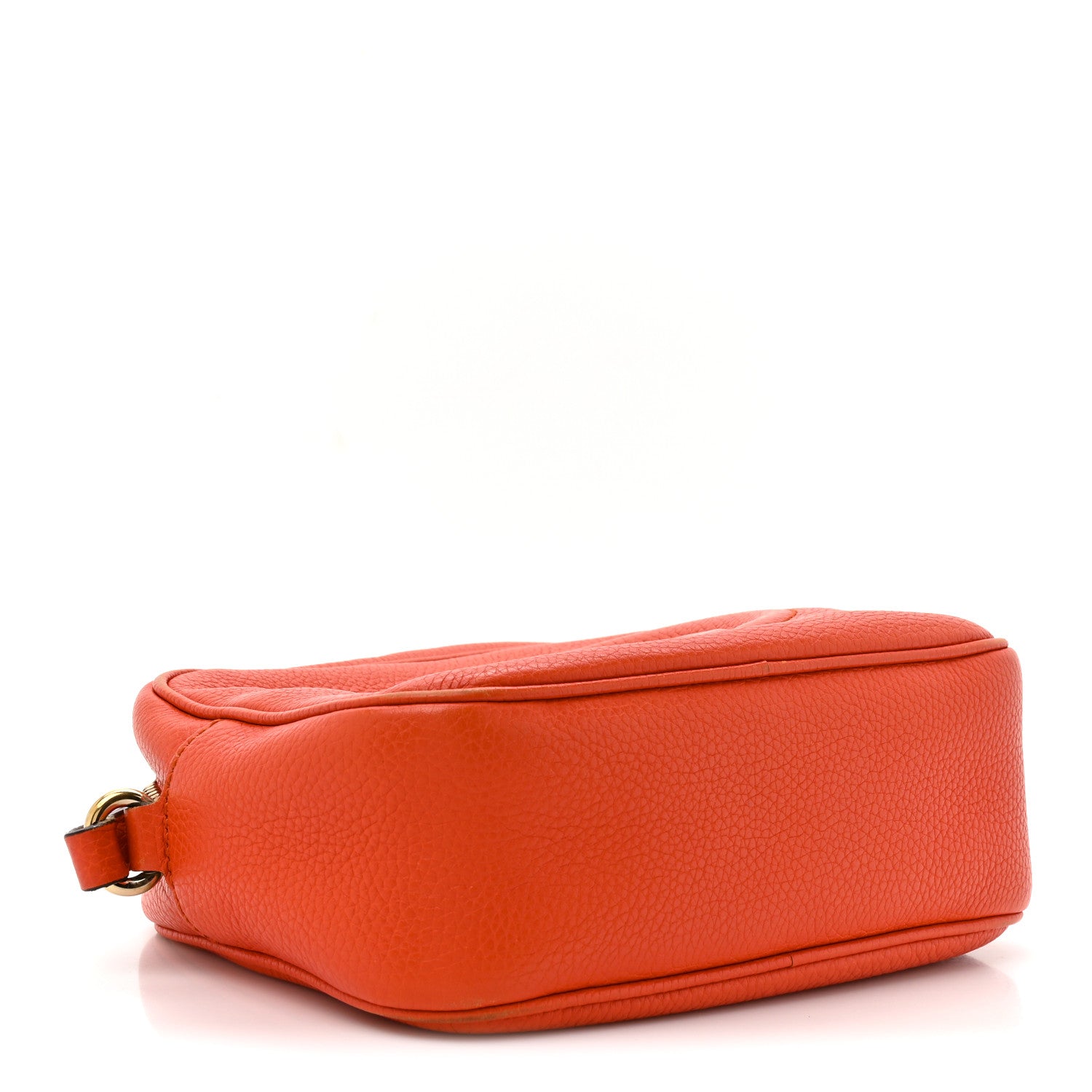 Gucci Pebbled Calfskin Small Soho Disco Bag Sun Orange 4 of 16