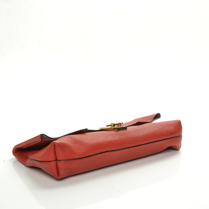 Chloe Grained Calfskin Drew Folded Clutch Red 4 of 9
