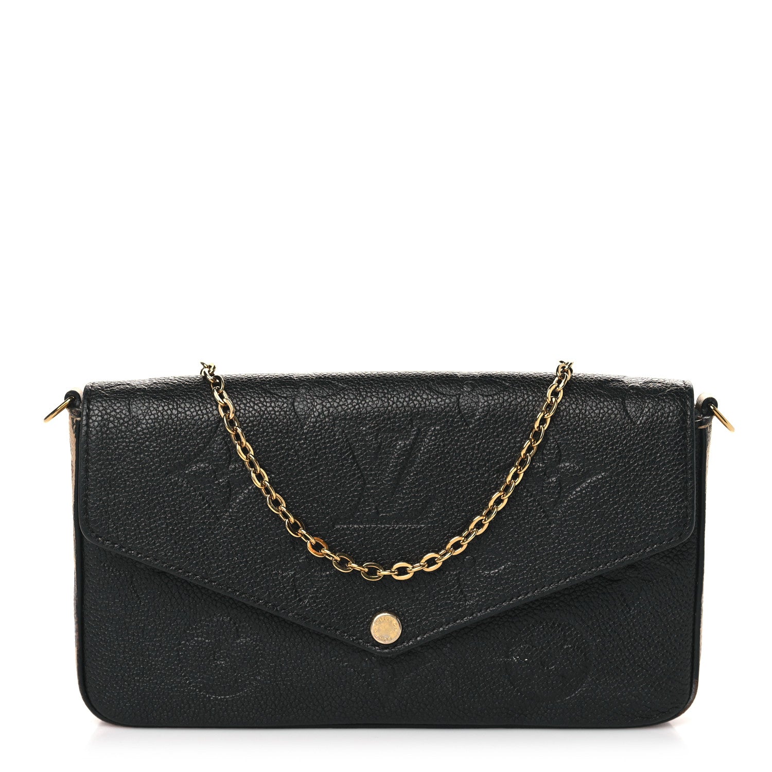 Louis Vuitton Empreinte Monogram Giant Wild At Heart Felicie Pochette Black 1 of 10