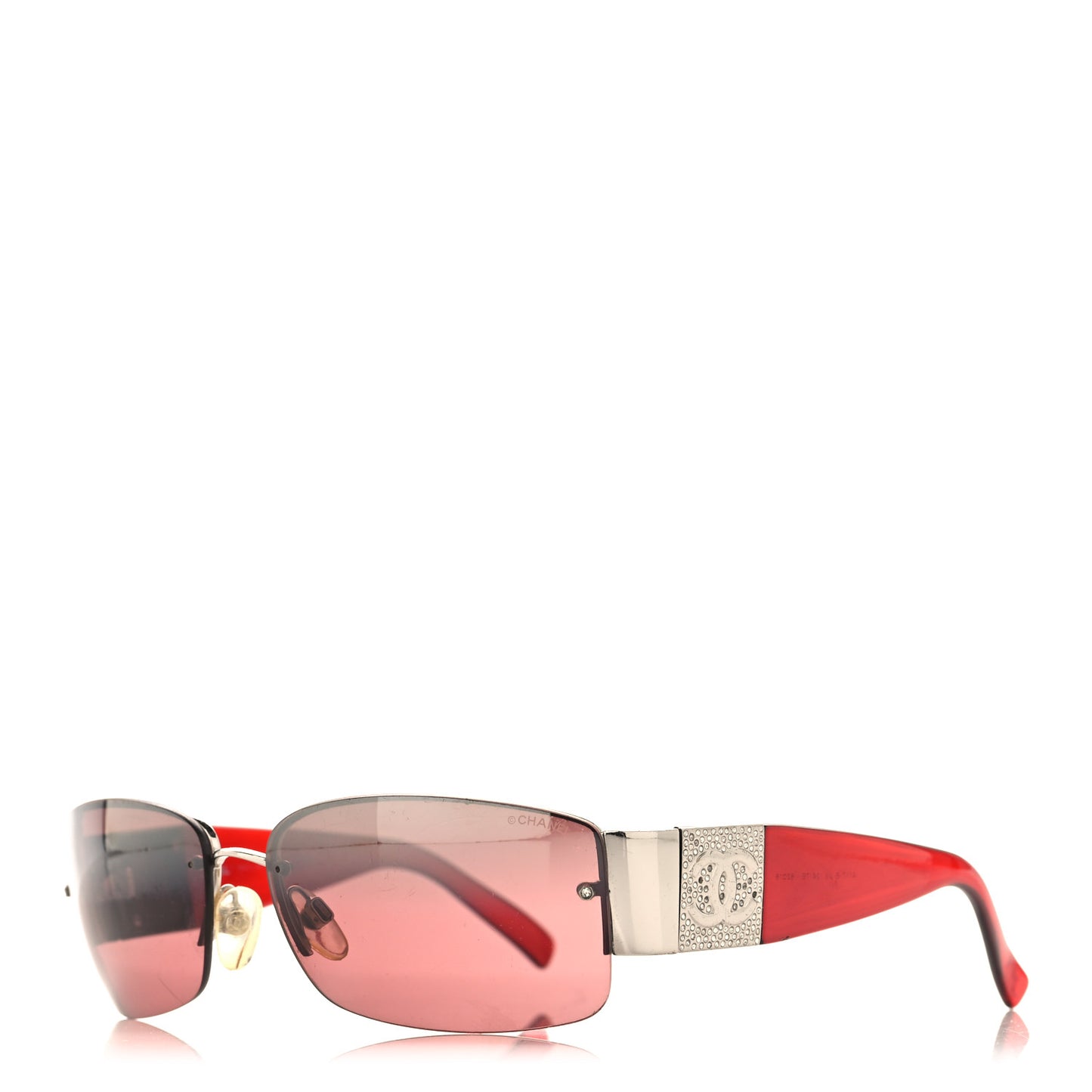 Crystal CC Sunglasses 4117-B Red
