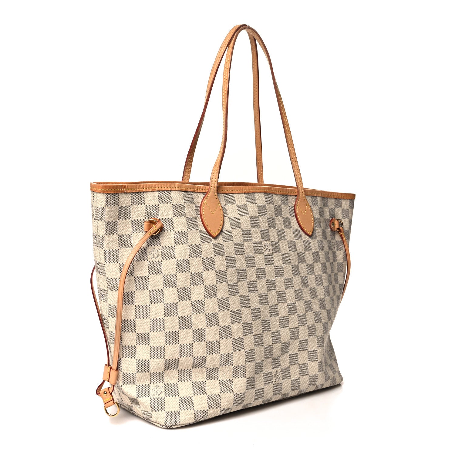 Louis Vuitton Damier Azur Neo Neverfull MM Rose Ballerine 4 of 10