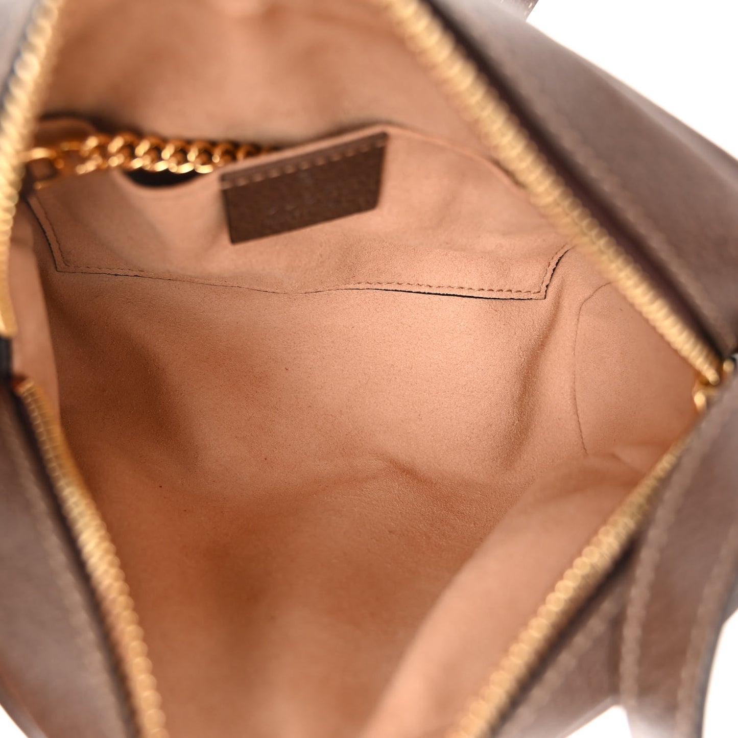 GG Supreme Monogram Web Mini Ophidia Shoulder Bag Brown