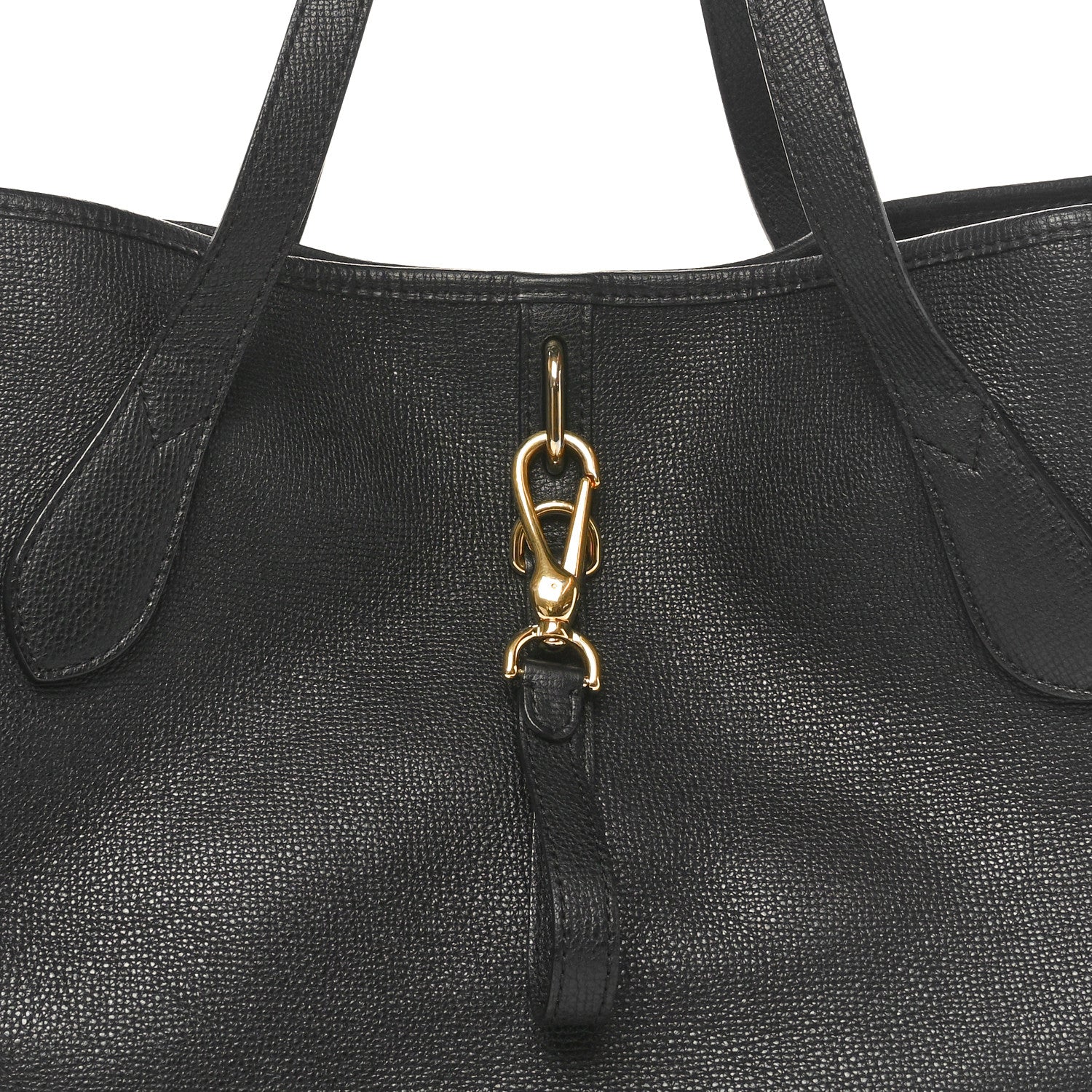 Burberry Grainy Calfskin Medium Honeybrook Tote Black 6 of 9