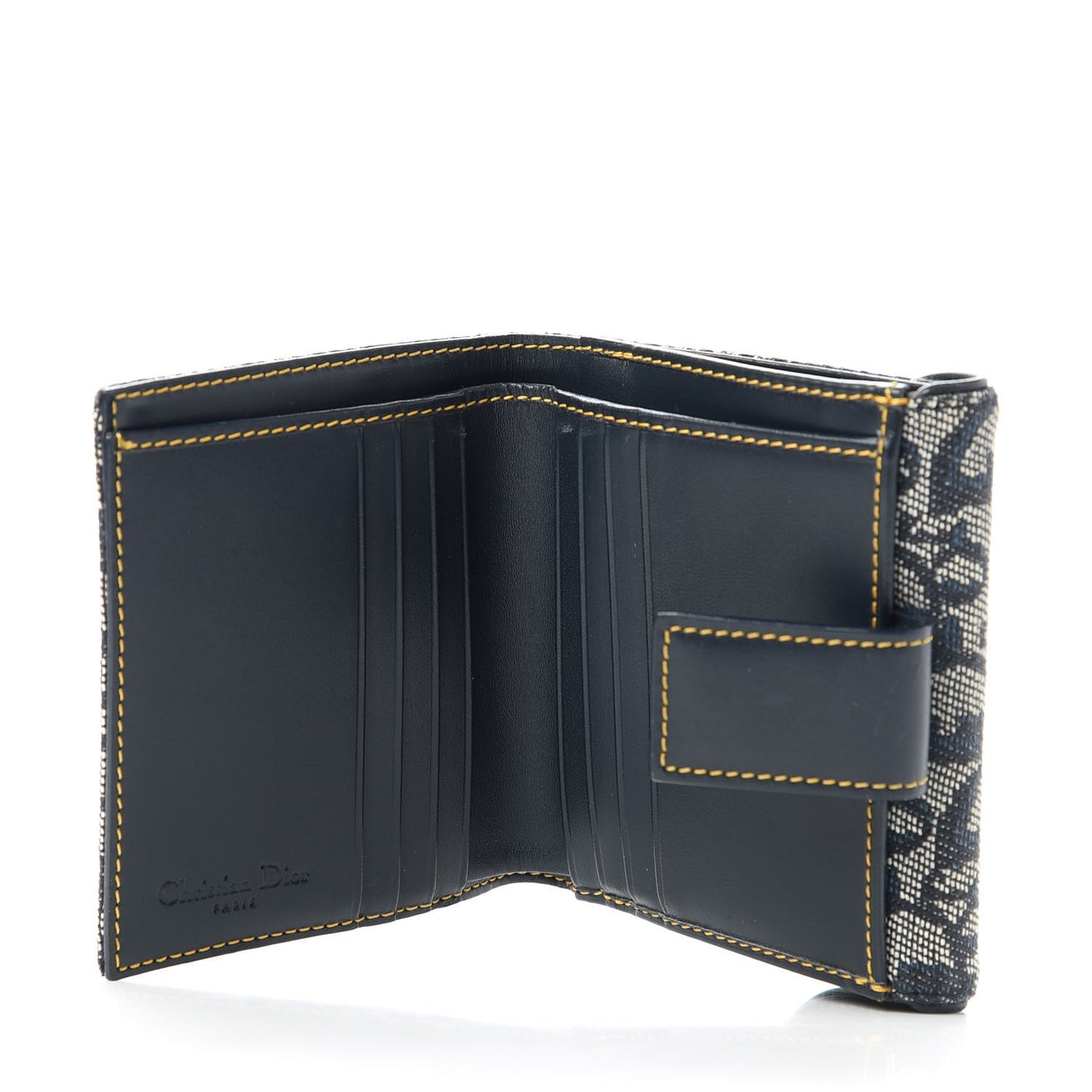 Monogram Compact Saddle Wallet Blue