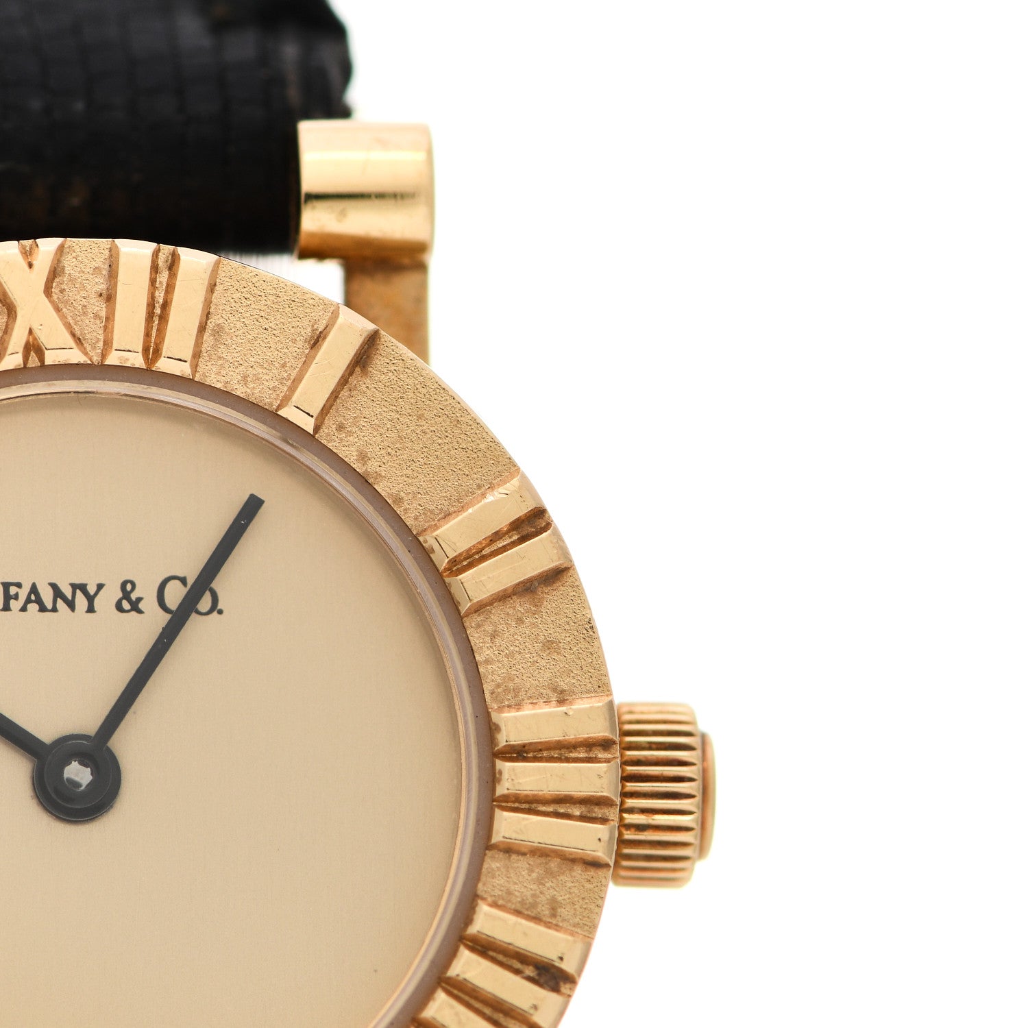 Tiffany 18K Yellow Gold Lizard 19mm Atlas Quartz Watch Gold 10 of 11