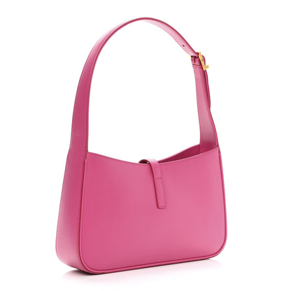 Saint Laurent Smooth Calfskin Le 5 A 7 Hobo Bubblegum 3 of 10