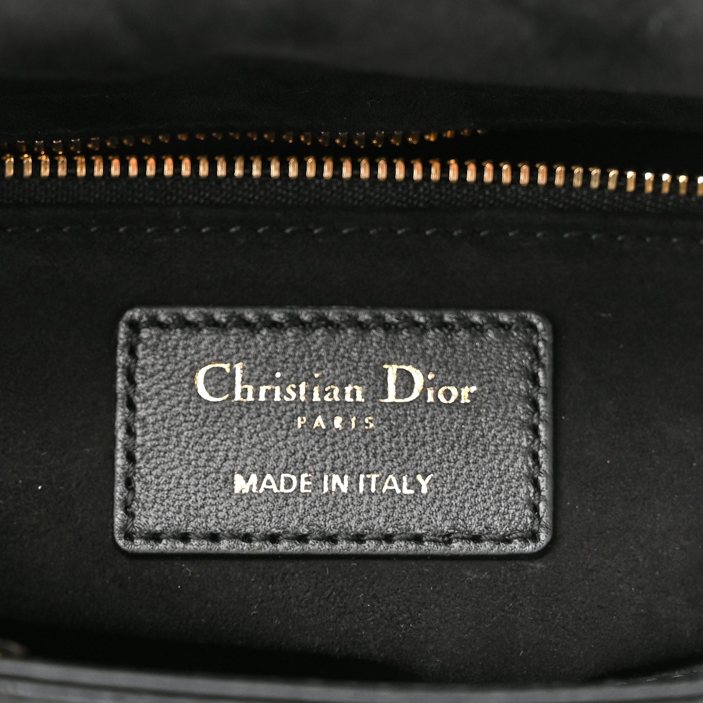Lambskin Cannage Small My ABCDior Lady Dior Black