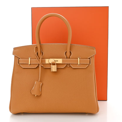 Hermes Togo Birkin 30 Natural Sable 11 of 11