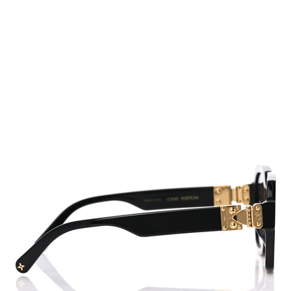Louis Vuitton Acetate LV Treasure Sunglasses Z1530E Black 3 of 7