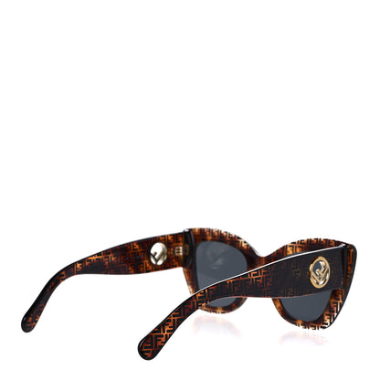 Fendi Acetate F is Fendi FF 51mm Cat Eye Sunglasses 0327/S Tortoise Camouflage 4 of 7
